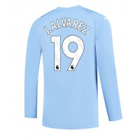 Manchester City Julian Alvarez #19 Hemmatröja 2023-24 Långärmad